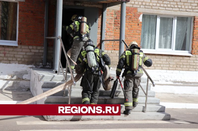 Огнеборцы ликвидировали условное возгорание в колледже гражданской авиации новости Егорьевск 