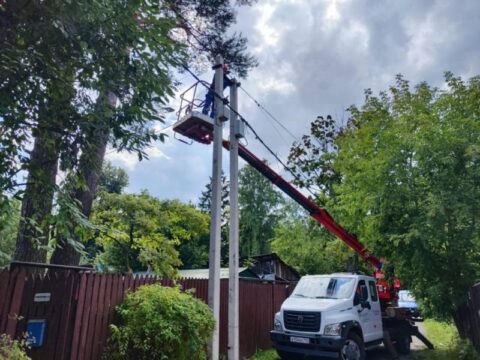 Тридцать домов в СНТ под Егорьевском получили электричество новости Егорьевск 